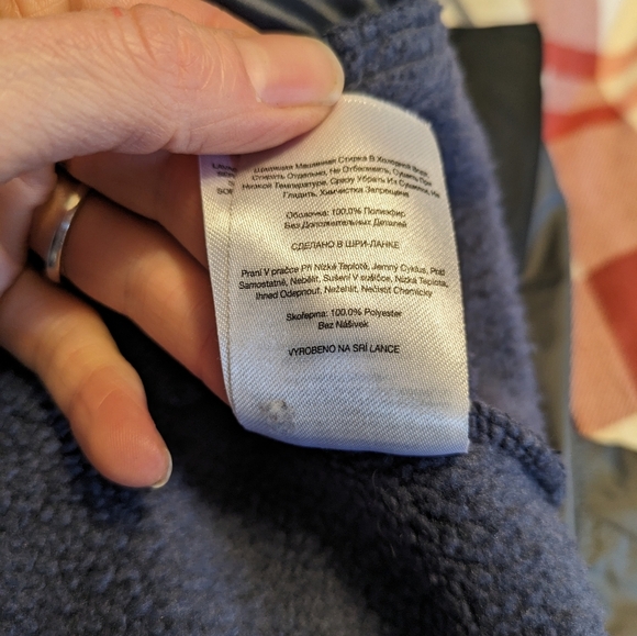 Columbia Navy Zip Up Sweater Fleece - Picture 3 of 5